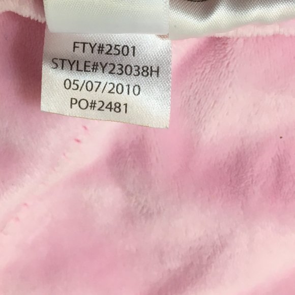 Carter's Precious Firsts Pink Bear Baby Blanket - Picture 6 of 7